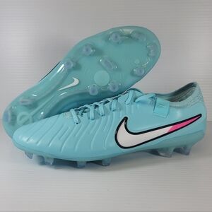 Men's Size Nike Tiempo Legend 10 Elite FG Prism Pack Soccer Cleats Blue NEW